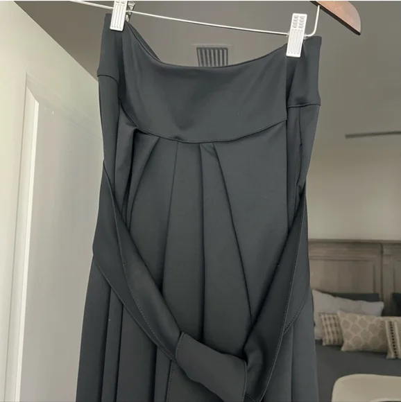 Agua Bendita Black Wide Leg Jumpsuit with High Waist